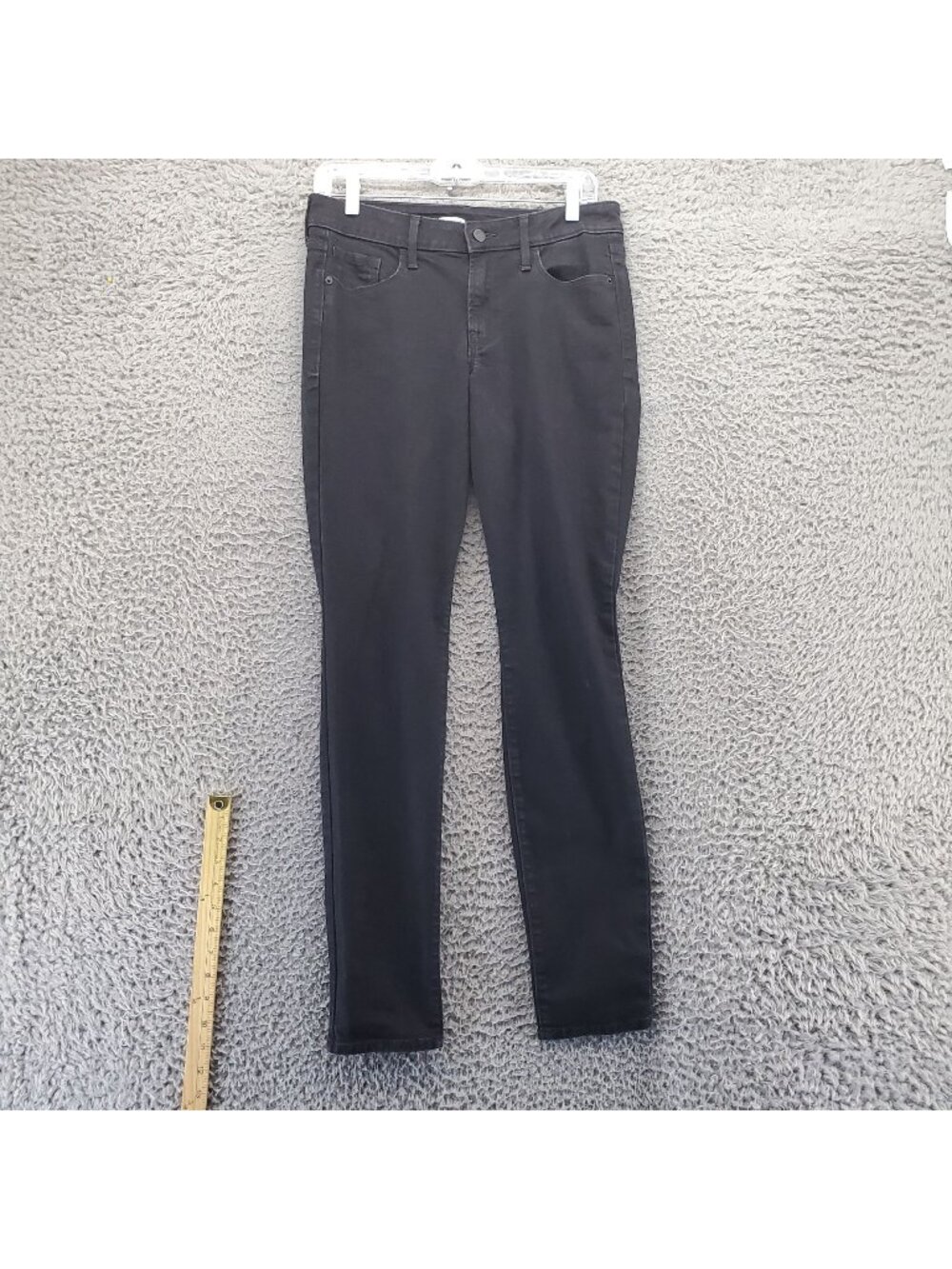 Old Navy Jeans Womens Size 6 Long Black Pop Icon Skinny Stretch Denim